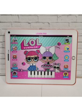 Планшет интерактивный LOL Learn Pad (пианино, песни, музыка) 24,5*18,5 см