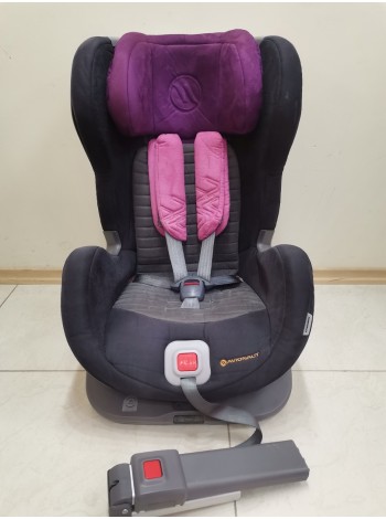 Автокресло AVIONAUT GLIDER SOFTY ISOFIX Черный/Фиолетовый