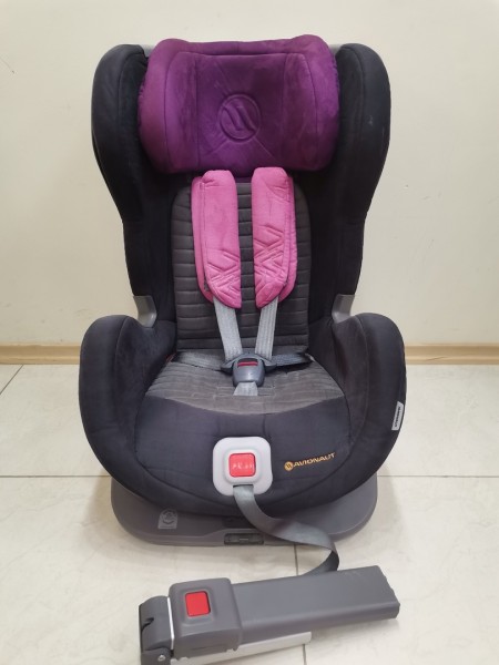 Автокресло AVIONAUT GLIDER SOFTY ISOFIX (9-25 кг) Черный/Фиолетовый