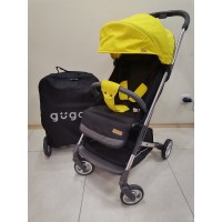 Коляска детская GUGAS PLUS 2021 Желтая