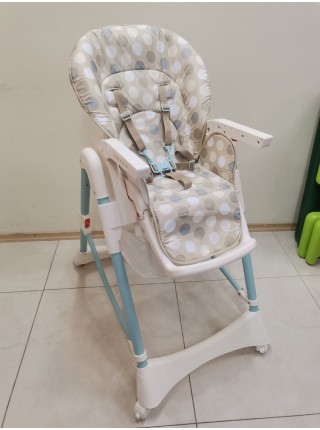 Стульчик для кормления Happy Baby Kevin V2 голубой